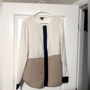 Ann Taylor Color Block Blouse